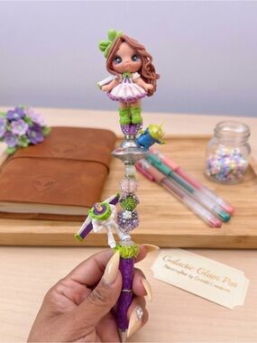 Custom made Beaded Character Pen
